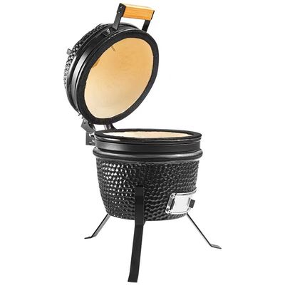 Μαύρο Χρώμα 32cm 13 Inch Kamado Grill High Degree Fired Resistance