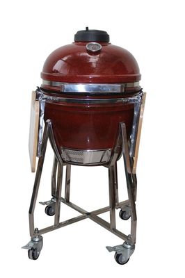Tropical Red Color 18 Inch Kamado Grill 48cm Κεραμικό κάρβουνο