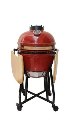 Tropical Red Color 18 Inch Kamado Grill 48cm Κεραμικό κάρβουνο