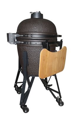 Εξωτερική ψησταριά Kamado 20 ιντσών Ανθρακούχο Μαύρο Ματ Χρώμα 50cm Μαγειρικά σκεύη