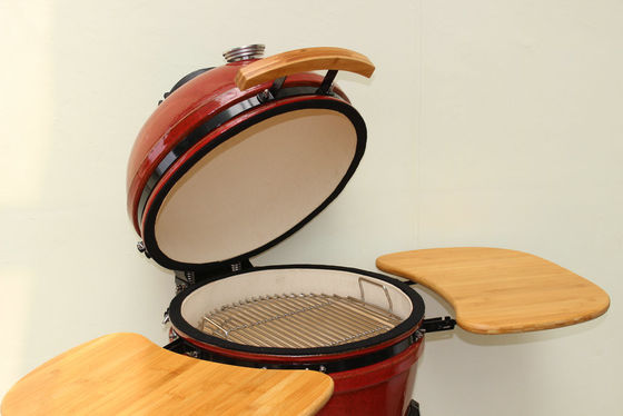 Tropical Red Color 18 Inch Kamado Grill 48cm Κεραμικό κάρβουνο