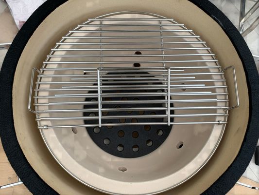 Κεραμική σχάρα Kamado 44 εκ. Κουζινικά σκεύη Royal Red Color 17 ιντσών