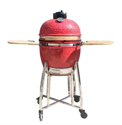 Κεραμική σχάρα Kamado 44 εκ. Κουζινικά σκεύη Royal Red Color 17 ιντσών