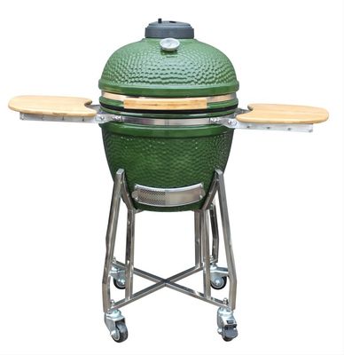 48cm 18 ιντσών Kamado Grill Κουζινικά σκεύη Όλα σε Ένα Πράσινο Χρώμα