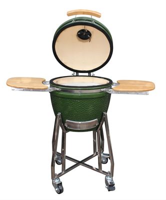 48cm 18 ιντσών Kamado Grill Κουζινικά σκεύη Όλα σε Ένα Πράσινο Χρώμα