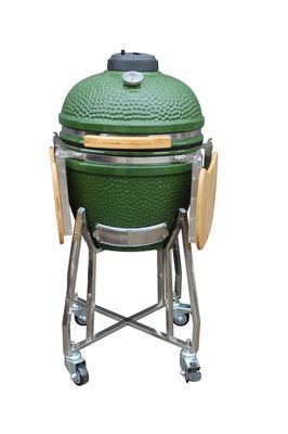 48cm 18 ιντσών Kamado Grill Κουζινικά σκεύη Όλα σε Ένα Πράσινο Χρώμα