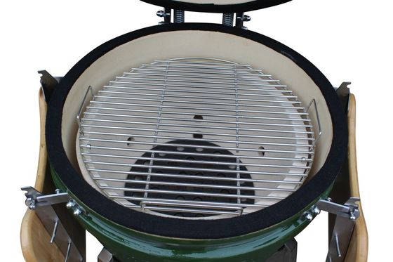 48cm 18 ιντσών Kamado Grill Κουζινικά σκεύη Όλα σε Ένα Πράσινο Χρώμα