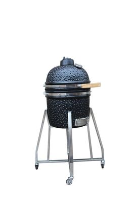 Μαύρο Χρώμα 39cm Ανοξείδωτο Γκριλ Kamado 15 ιντσών