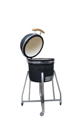 Ανθρακούχο Κεραμικό Μαύρο Χρώμα 39cm Kamado 15 Inch Grill