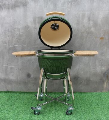 Εξωτερική ψησταριά 48cm 18 ιντσών Kamado Green Color Inox