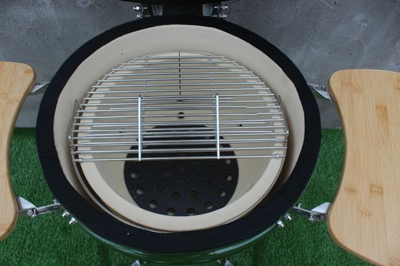 Κεραμικό κάρβουνο 18 ιντσών Kamado Grill Πράσινο Χρώμα 48εκ