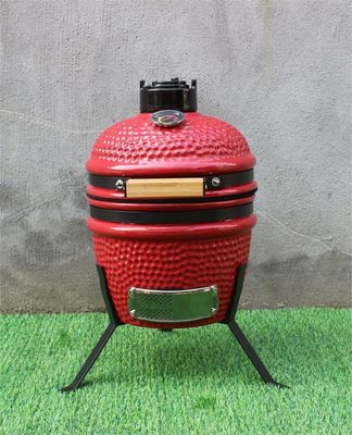 Κεραμικό 13 ιντσών Kamado Grill Outdoor Red Color 33cm