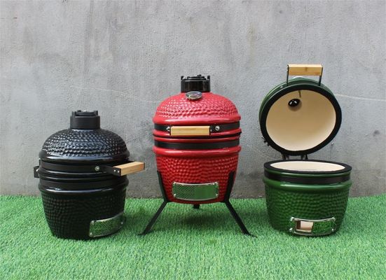 Κεραμικό 13 ιντσών Kamado Grill Outdoor Red Color 33cm