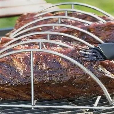 41x25,5x12cm Αξεσουάρ ψησταριάς Kamado από ανοξείδωτο ατσάλι για κάπνισμα και ψήσιμο