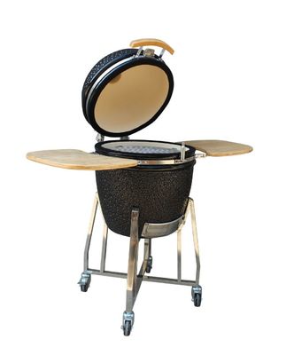 Υπαίθριος ξυλάνθρακας 22 ίντσας Kamado λαμπρός Μαύρος αντίστασης σχαρών απολυθείς ο υψηλός βαθμός
