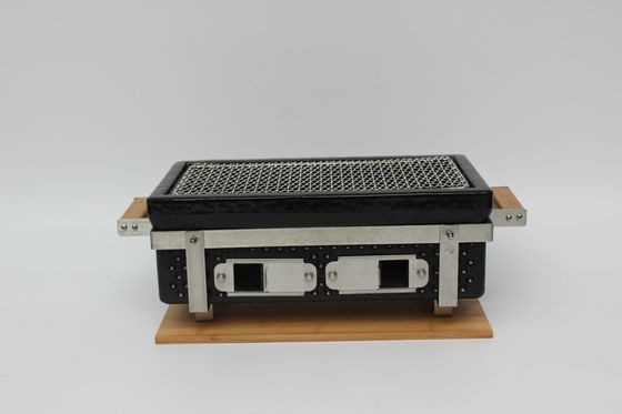 Κεραμικό BBQ Grill Hibachi Grill Τετράγωνο σε χρώμα